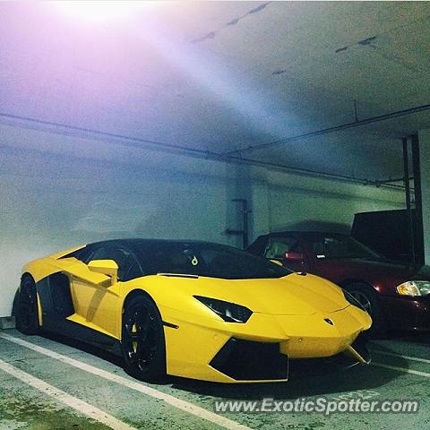 Lamborghini Aventador spotted in Fort Lauderdale, Florida