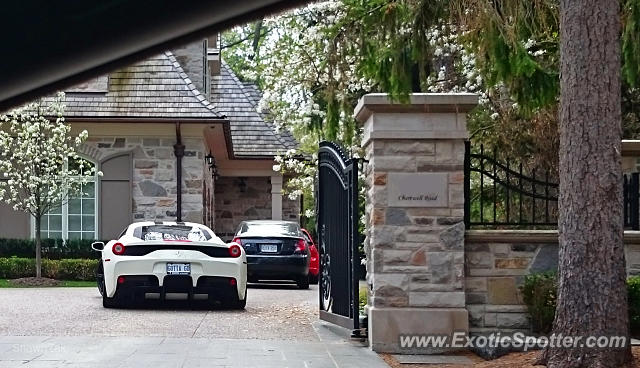 Ferrari 458 Italia spotted in Oakville, ON, Canada