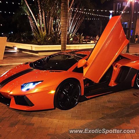 Lamborghini Aventador spotted in Fort Lauderdale, Florida