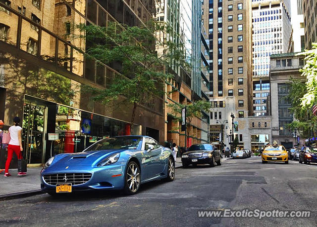 Ferrari California spotted in Manhattan, New York