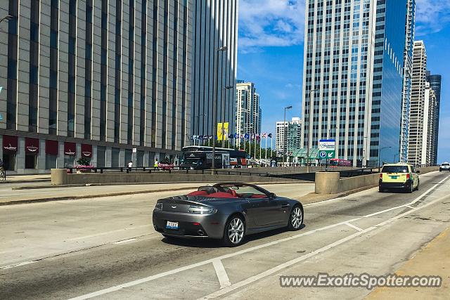 Aston Martin Vantage spotted in Chicago, Illinois