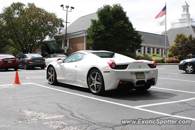 Ferrari 458 Italia spotted in Haddonfield, New Jersey