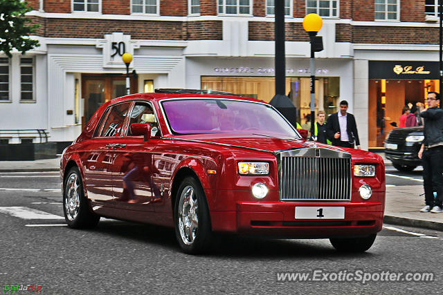 Rolls-Royce Phantom spotted in London, United Kingdom