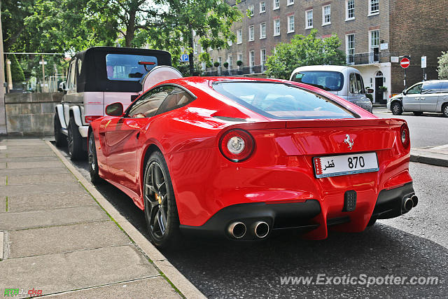 Ferrari F12 spotted in London, United Kingdom