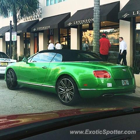 Bentley Continental spotted in Fort Lauderdale, Florida