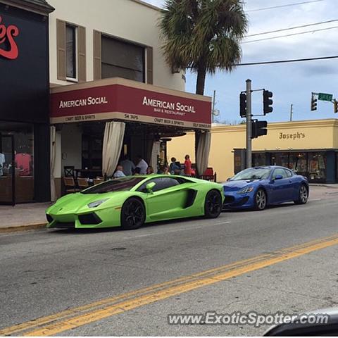 Lamborghini Aventador spotted in Fort Lauderdale, Florida