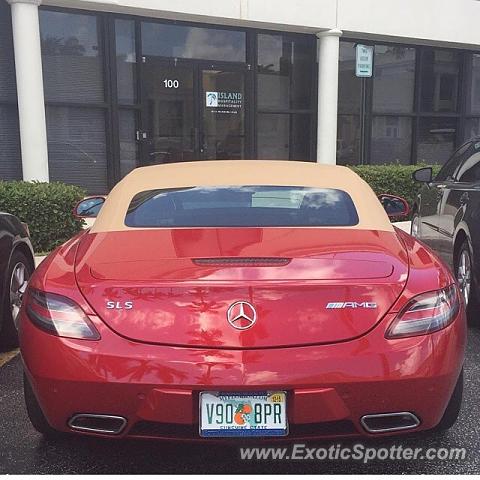 Mercedes SLS AMG spotted in Fort Lauderdale, Florida