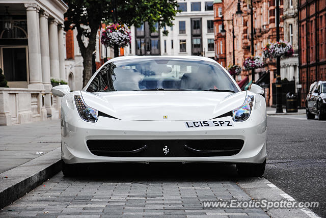 Ferrari 458 Italia spotted in London, United Kingdom