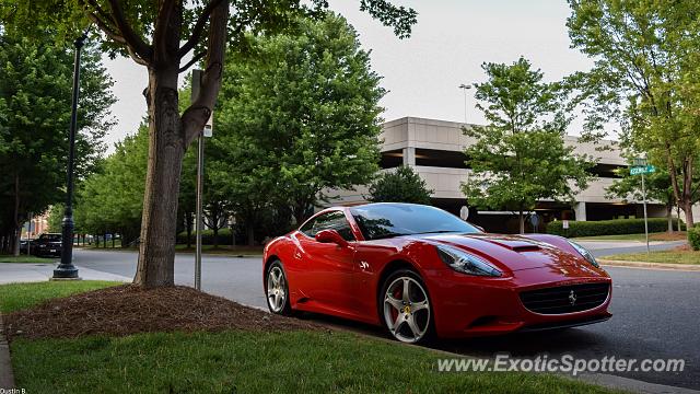 Ferrari California spotted in Charlotte, North Carolina