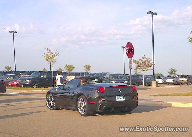 Ferrari California spotted in Chanhassen, Minnesota