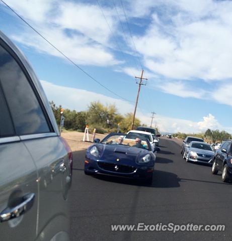 Ferrari California spotted in Scottsdale, Arizona