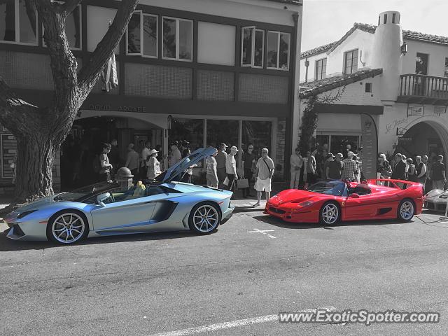 Lamborghini Aventador spotted in Carmel, California