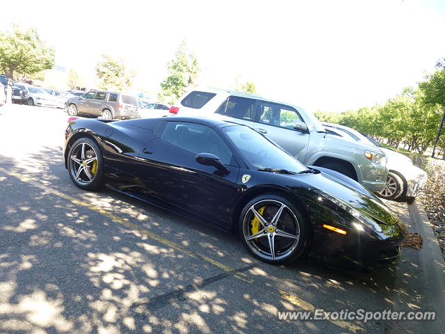 Ferrari 458 Italia spotted in GreenwoodVillage, Colorado