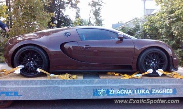 Bugatti Veyron spotted in Zagreb, Croatia