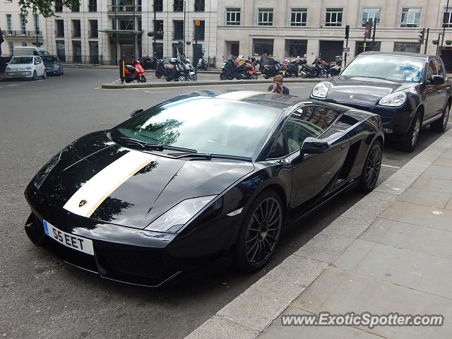 Lamborghini Gallardo spotted in London, United Kingdom