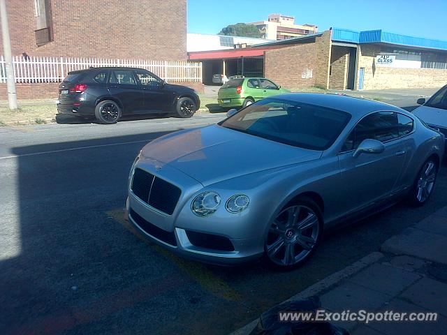 Bentley Continental spotted in Klerksdorp, South Africa