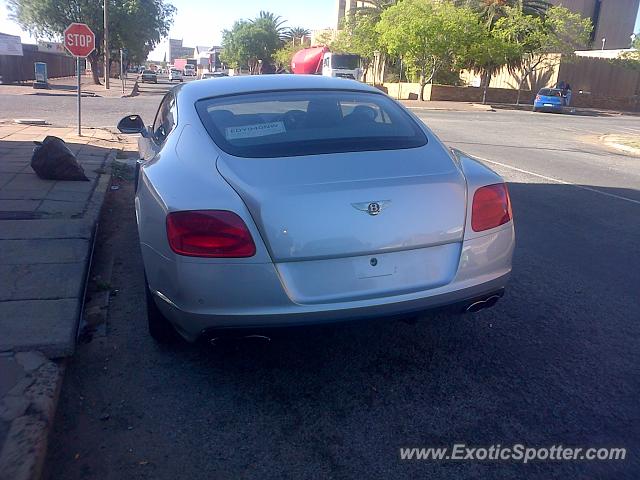 Bentley Continental spotted in Klerksdorp, South Africa