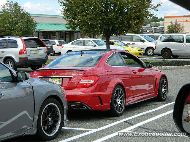 Mercedes C63 AMG Black Series spotted in East Hanover, New Jersey