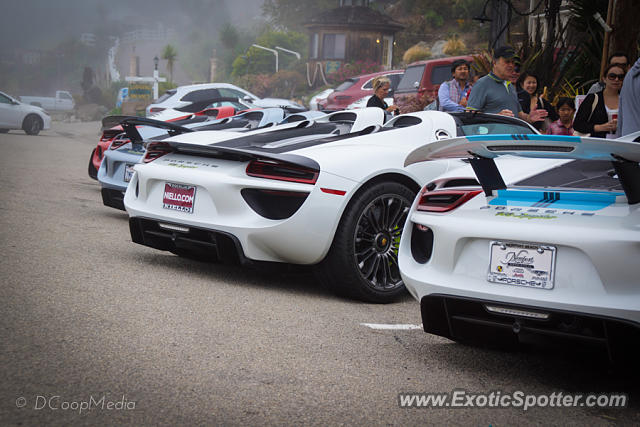 Porsche 918 Spyder spotted in Big Sur, California