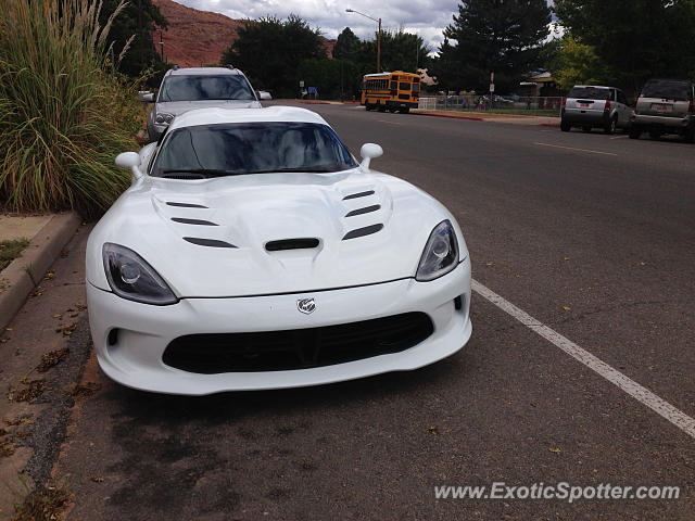 Dodge Viper spotted in Moab, Utah