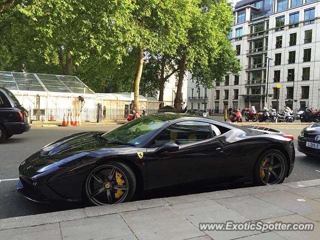 Ferrari 458 Italia spotted in London, United Kingdom