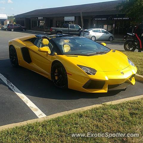 Lamborghini Aventador spotted in Waldorf, Maryland