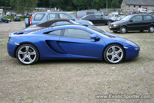 Mclaren MP4-12C spotted in Francorchamps, Belgium