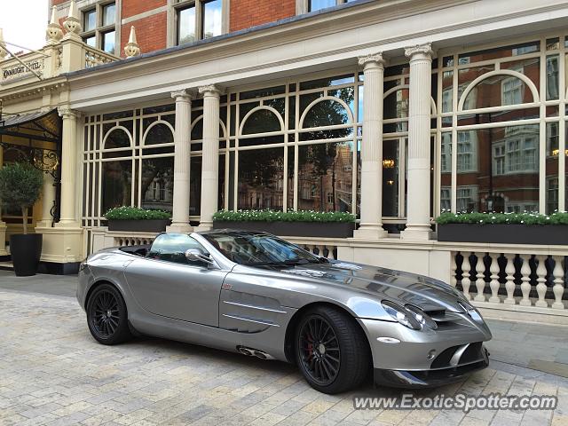 Mercedes SLR spotted in London, United Kingdom