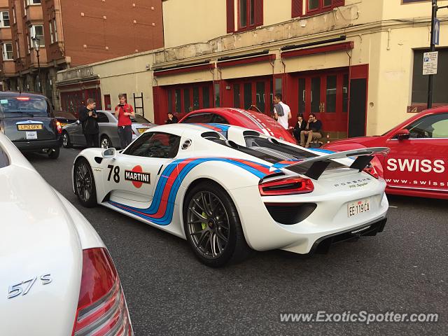 Porsche 918 Spyder spotted in London, United Kingdom