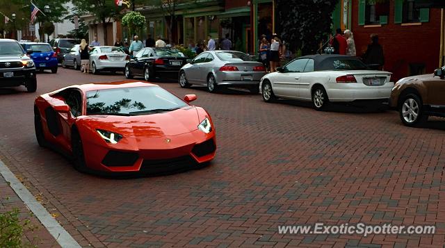 Lamborghini Aventador spotted in Annapolis, Maryland