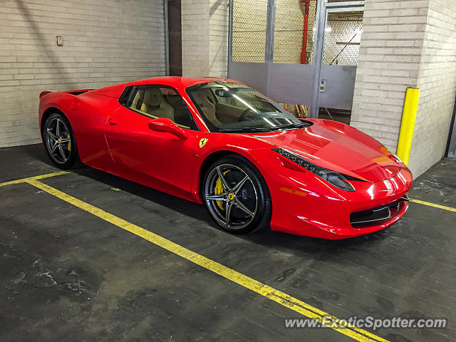 Ferrari 458 Italia spotted in New York, New York