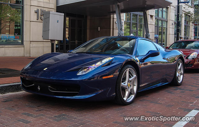 Ferrari 458 Italia spotted in Columbus, Ohio