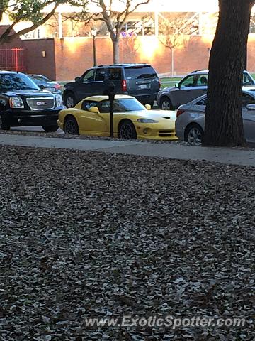 Dodge Viper spotted in Dallas, Texas