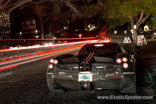 Pagani Huayra spotted in Carmel, California