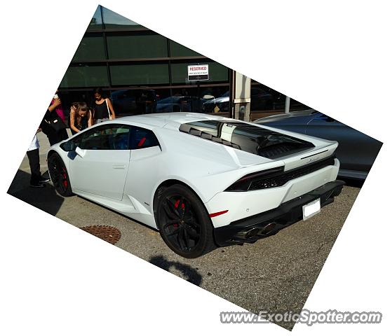 Lamborghini Huracan spotted in Toronto, Canada