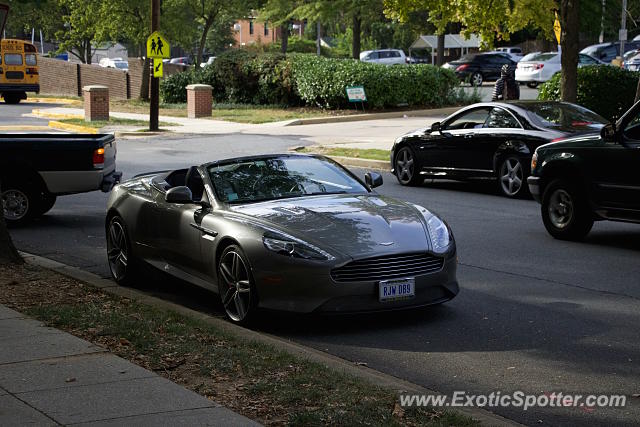 Aston Martin DB9 spotted in Arlington, Virginia