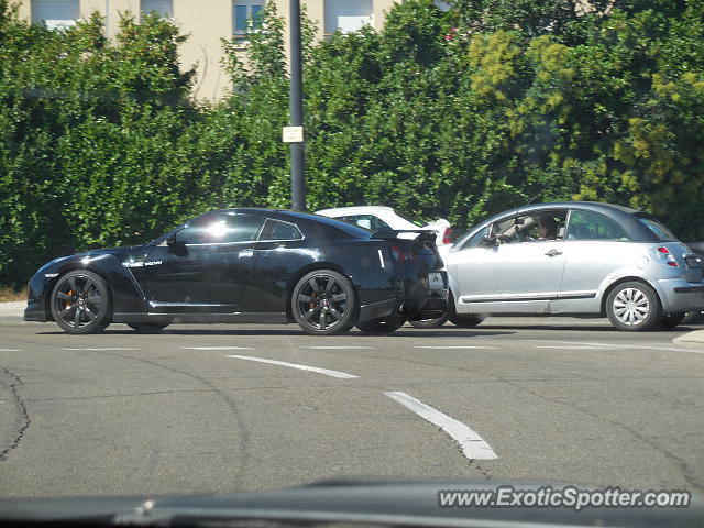 Nissan GT-R spotted in Nîmes, France