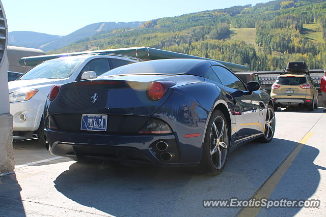 Ferrari California spotted in Vail, Colorado
