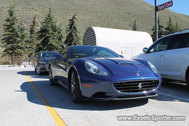 Ferrari California spotted in Vail, Colorado