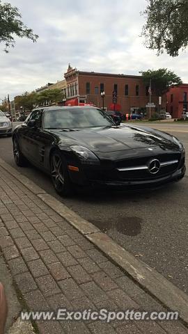 Mercedes SLS AMG spotted in Howell, Michigan