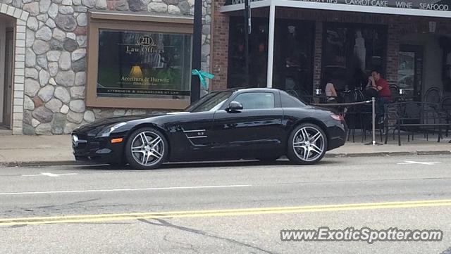 Mercedes SLS AMG spotted in Howell, Michigan