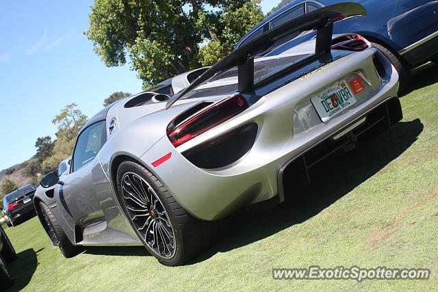 Porsche 918 Spyder spotted in Carmel Valley, California