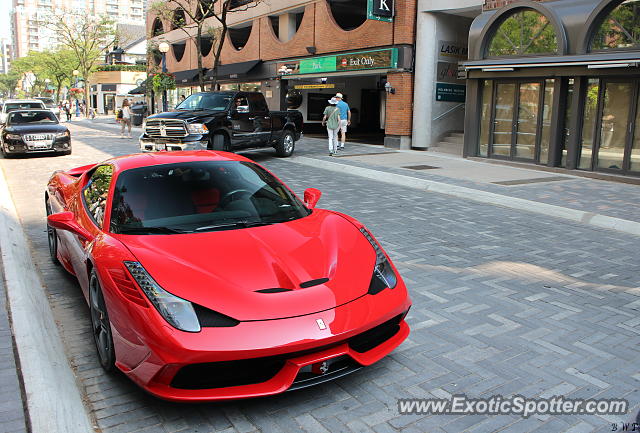 Ferrari 458 Italia spotted in Toronto, Canada