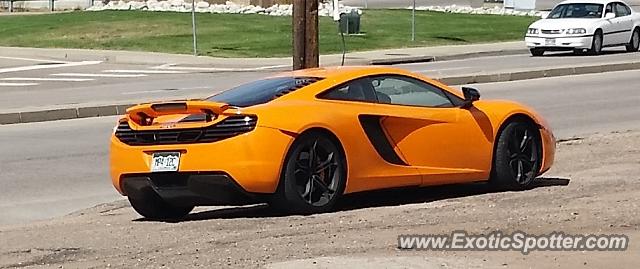 Mclaren MP4-12C spotted in Castle Rock, Colorado