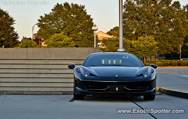 Ferrari 458 Italia spotted in Charlotte, North Carolina