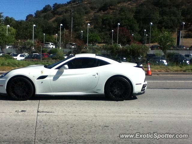 Ferrari California spotted in Calabasas, California