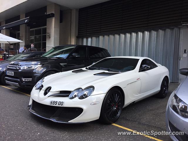 Mercedes SLR spotted in London, United Kingdom