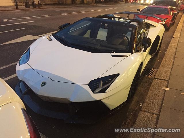 Lamborghini Aventador spotted in London, United Kingdom