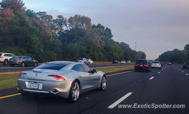 Fisker Karma spotted in Tinton Falls, New Jersey