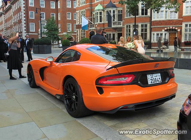 Dodge Viper spotted in London, United Kingdom